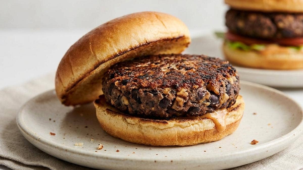 Black Beans Burgers - Delishably