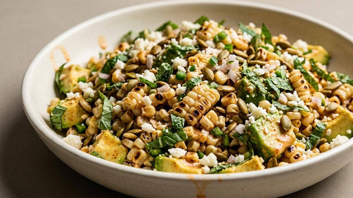 Corn Avocado Salad - Delishably
