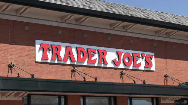 Indianapolis - Circa April 2023: Trader Joe's retail location. Trader Joe's is a chain of specialty grocery stores.