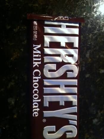 We use Hershey's milk chocolate, but you can use any brand you choose. 