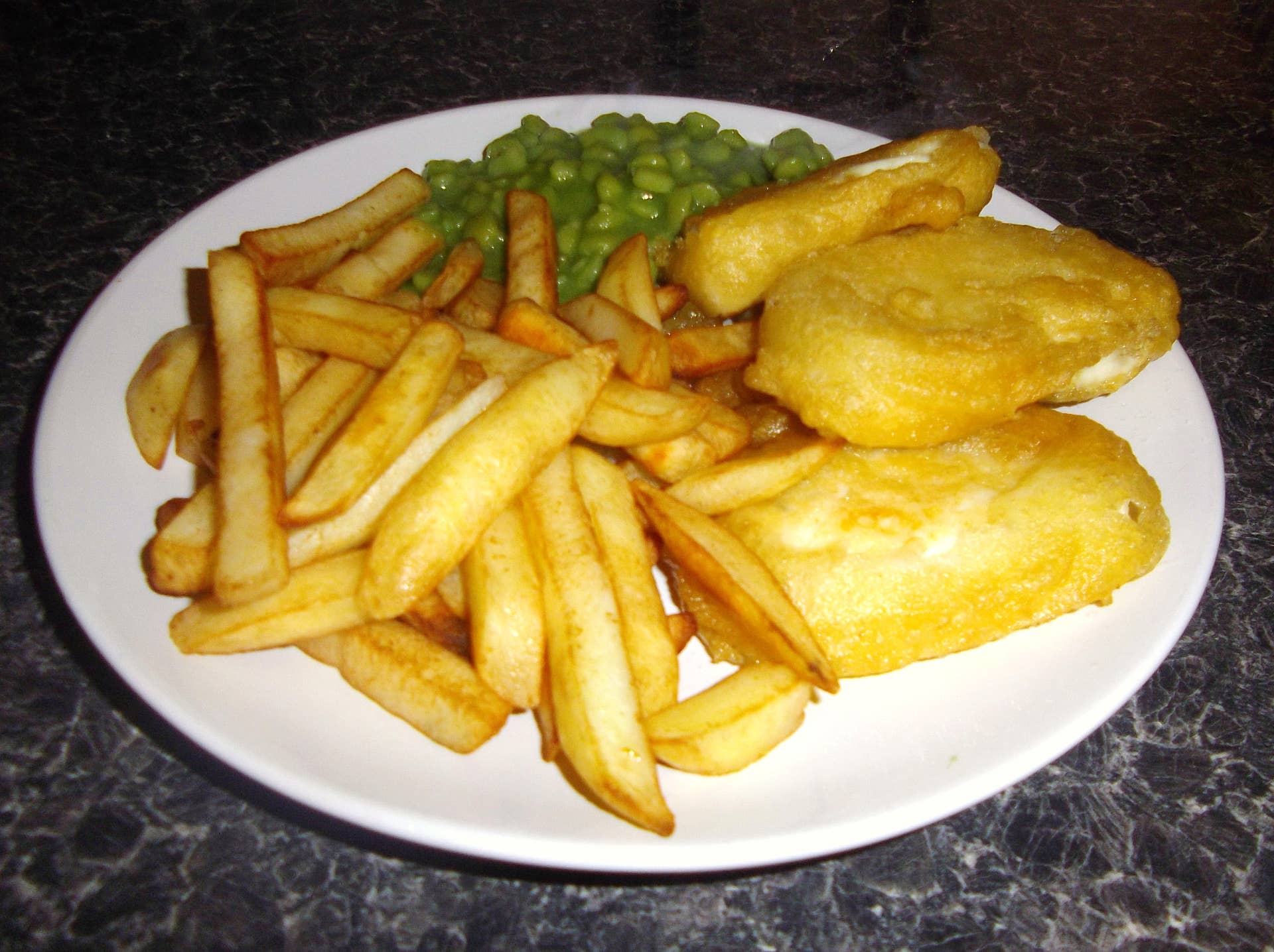 halloumi and chips