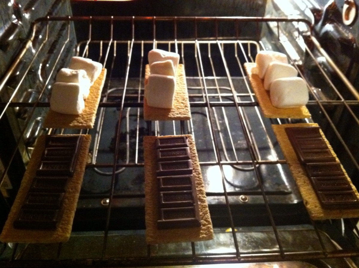 S'mores in the oven