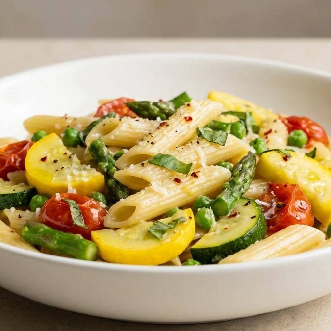 Roasted Red Pepper Pasta - Delishably