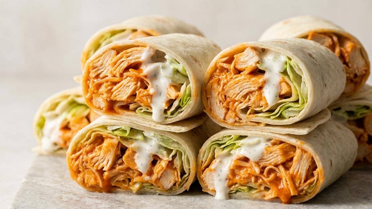 Buffalo Chicken Wraps - Delishably