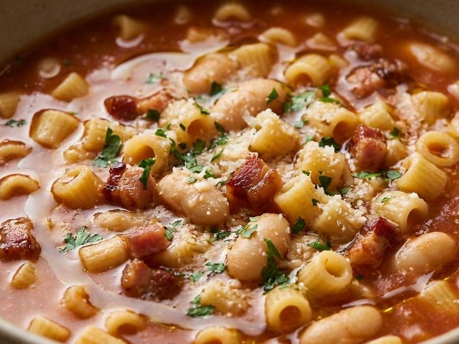 Pasta e Fagioli - Delishably