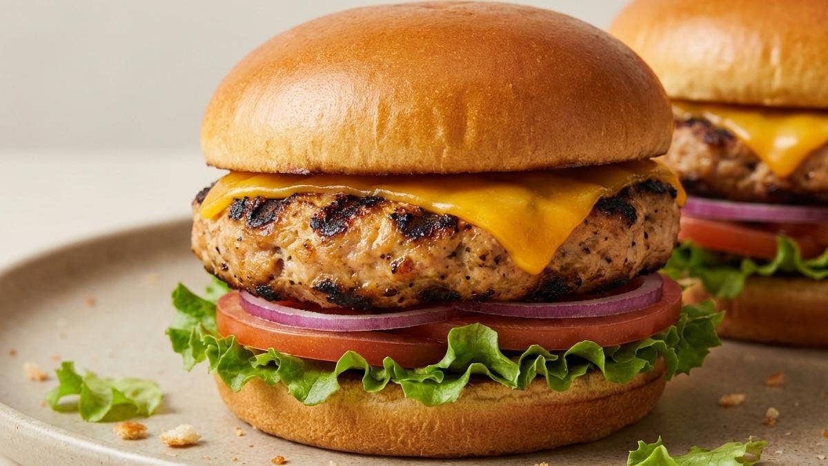 Grilled Chicken Burgers - Delishably